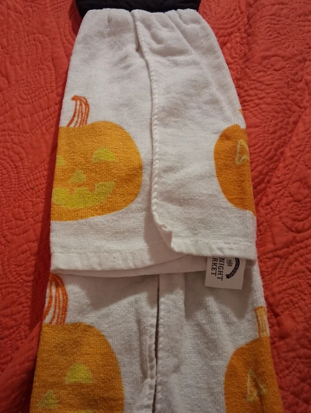 Puffy Cat Hanging Kitchen Towel